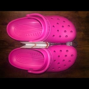 Electric Pink CROCS
